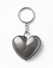 A simple yet elegant heart-shaped keychain, perfect for adding a touch of love to your everyday carry.