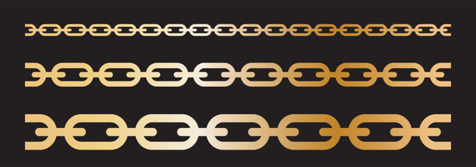 Chain link black silhouette vector illustration . 1176