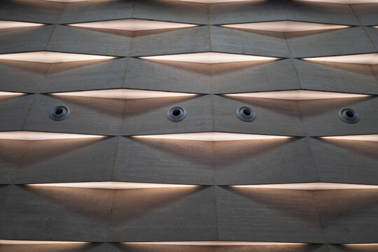 Subway station architecture details