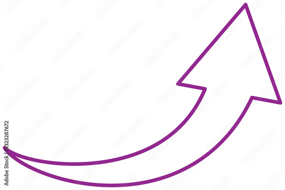 Poster curved arrow right direction vector sign . isolated transparent . black large . big simple icon . 11