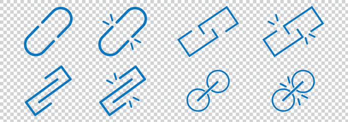 Chain, link icon vector isolated  . 1176