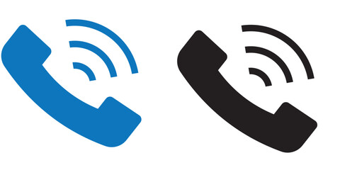 phone icon set, Telephone call sign, Contact us, Vector illustration . 1176