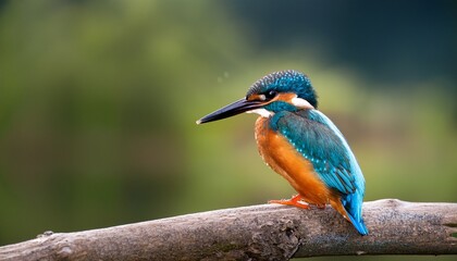 Fototapeta premium common kingfisher alcedo atthis bird