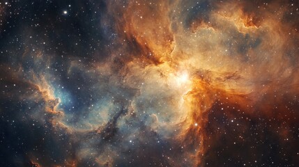Fototapeta premium Stunning Nebula in Deep Space
