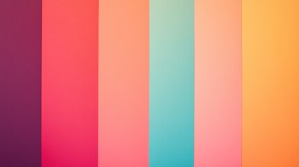 Fototapeta premium Vibrant Gradient Color Blocks Background Design