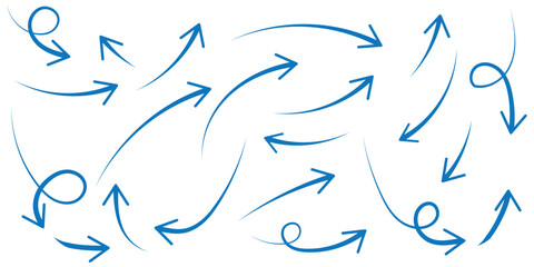 Curved arrow icons. curved arrows set. arrow symbol collection. vector . 1176