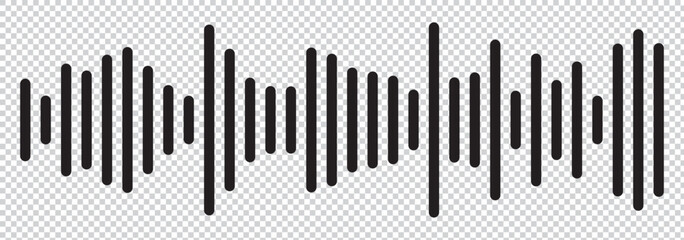 Podcast soundwave line of voice. Record music player. Mobile talk track. Message sound wave. Social network speech audio. 1176