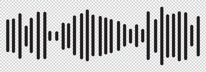 Podcast soundwave line of voice. Record music player. Mobile talk track. Message sound wave. Social network speech audio. 1176