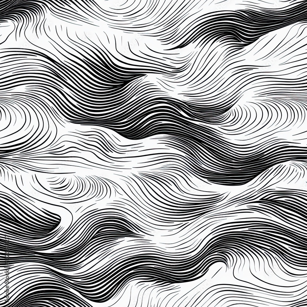 Poster abstract ripple design scattered uneven wave seamless pattern