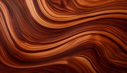 wavy american walnut veneer surface with undulating waves of espresso and tan throughout the elegant grain
