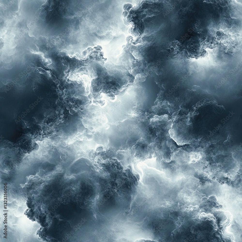 Poster abstract satellite fog seamless pattern design for modern tech backgrounds
