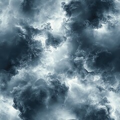 Abstract Satellite Fog Seamless Pattern Design for Modern Tech Backgrounds