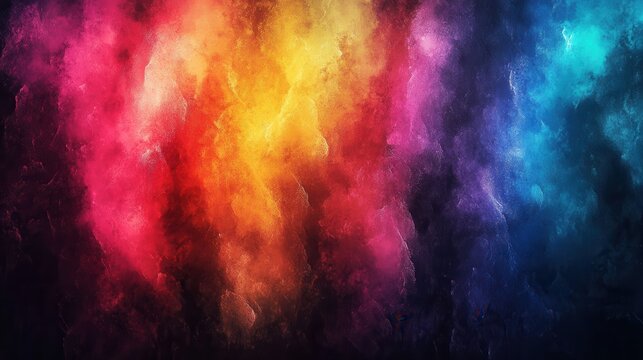 Vibrant abstract colors blend in artistic gradient canvas