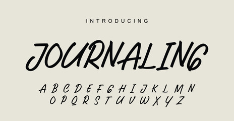 Journaling Handwritten Notes Font