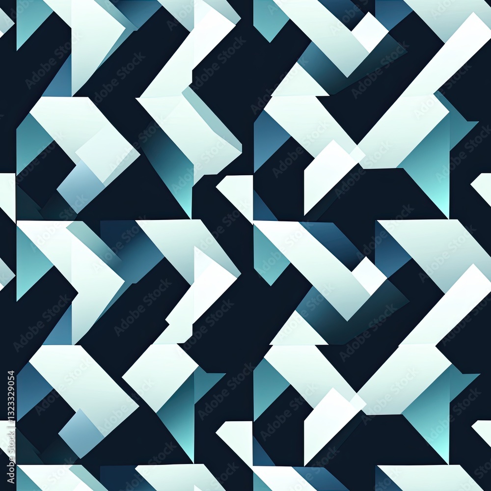 Poster sharp geometric angular reticulated pattern for modern designs
