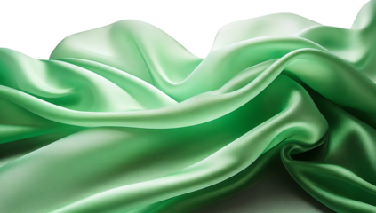 bright and shiny lime green fabric background with ripples