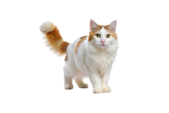 Turkish Van Cat PNG Image – Transparent Background Download