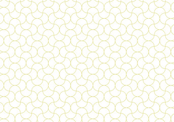Elegant Geometric Mosaic Pattern with Symmetrical Lines and Decorative Elements