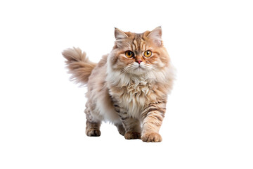Obraz premium Selkirk Rex (Longhair) Cat PNG Image – HD and Isolated for Design Use