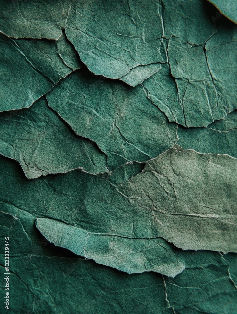 Poster a close-up shot of a piece of green paper with no visible text or markings