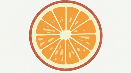 Juicy orange slice kitchen food photography bright environment top view freshness concept