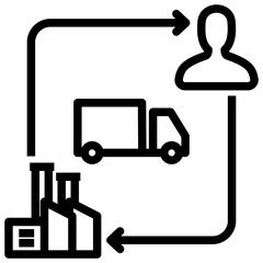 Supply Chain Icon