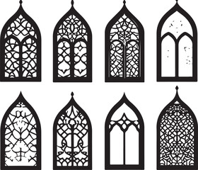 Islamic Laser Cut Bundle - Window Patterns