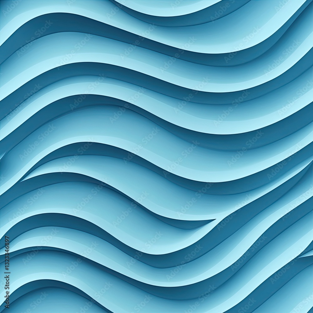 Aufkleber bold thick ripples seamless pattern minimalist background design for textile web and print
