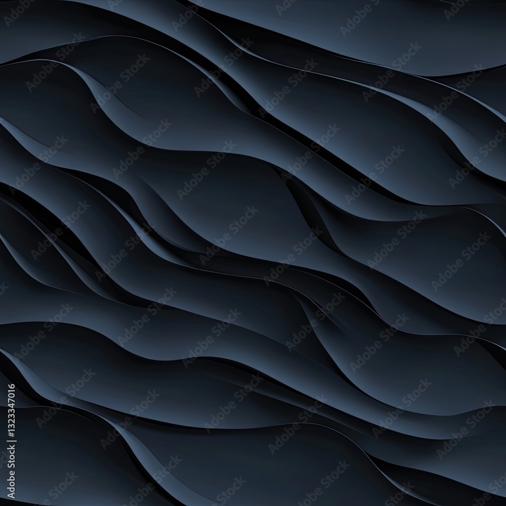 Poster bold thick ripples seamless pattern minimalist abstract texture for modern design projects