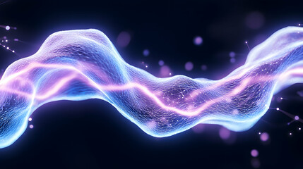 Obraz premium Abstract energy flow