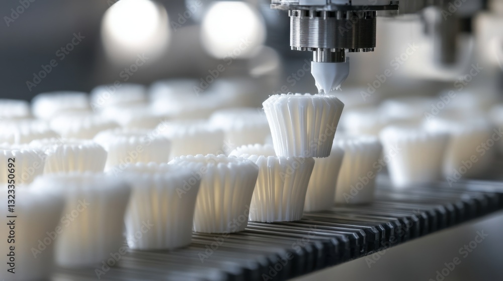 Poster a self-operating d printing factory producing industrial components with high accuracy