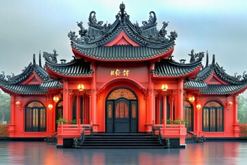 Obraz premium chinese temple in china