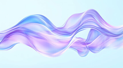 Fototapeta premium Abstract flowing fabric, pastel colors