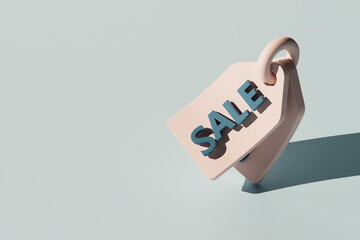 Large Sale Tag in Minimal Layout