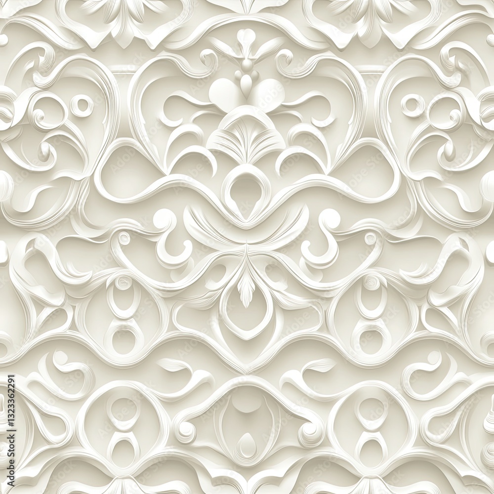 Aufkleber delicate scrollwork patterns transparent overlay for design projects