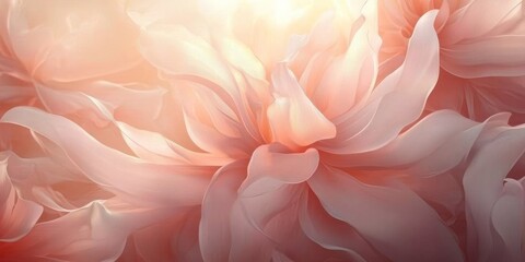 Abstract Flowing Pink Waves Background, Technology, Futuristic, Wallpaper Design, Soft, Gentle