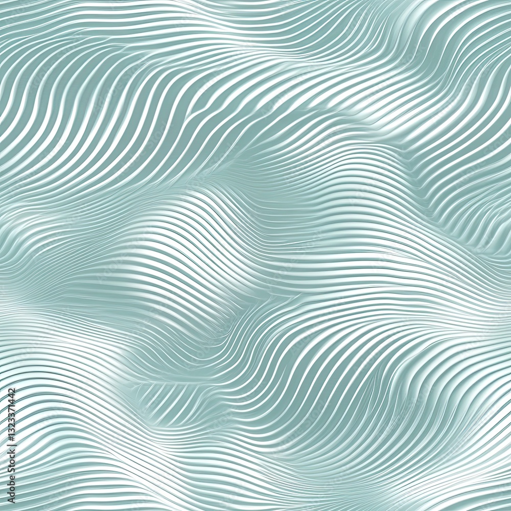 Poster elegant ripples delicate fine lines soft seamless pattern design for premium branding