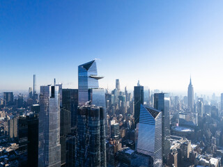 Midtown Manhattan Skyscrapers in Winter Light