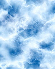 Obraz premium Abstract swirling cloudscape. A mesmerizing blend of soft blues and whites