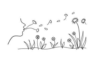 Breath, Dandelions, Seeds, Wind, Nature, Spring, Life, Flowers, Blowing, Simple