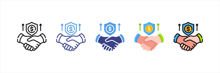 Commitment Multi Style Icon Set