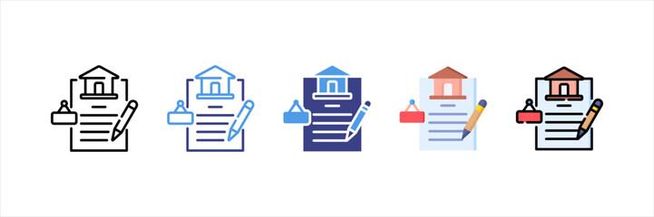 Rent Multi Style Icon Set