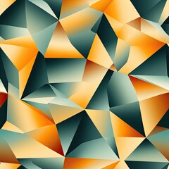 Fototapeta premium Geometric Reticulated Seamless Pattern Sharp Angles Modern Design