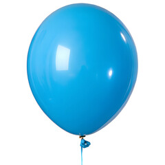 Blue Balloon isolated on Transparent Background
