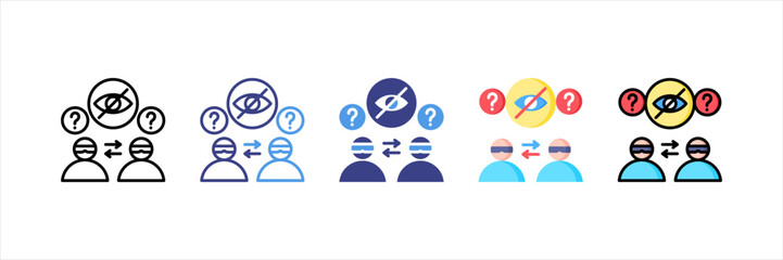 Blinding Multi Style Icon Set