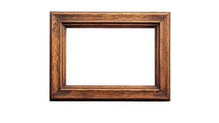 Rustic wooden frame ready to showcase a beautiful artwork or memory