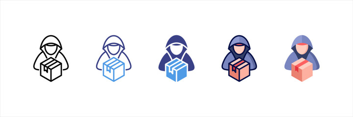 Packet Sniffing Multi Style Icon Set