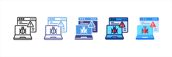 Adware Multi Style Icon Set