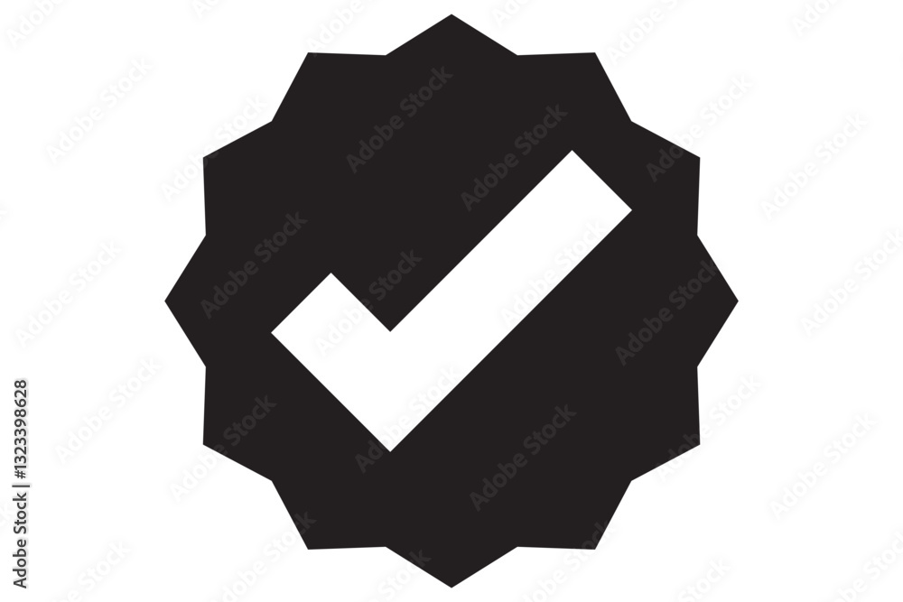 Poster check box icon with correct with different line width. approved symbol. accept checkmark icons green