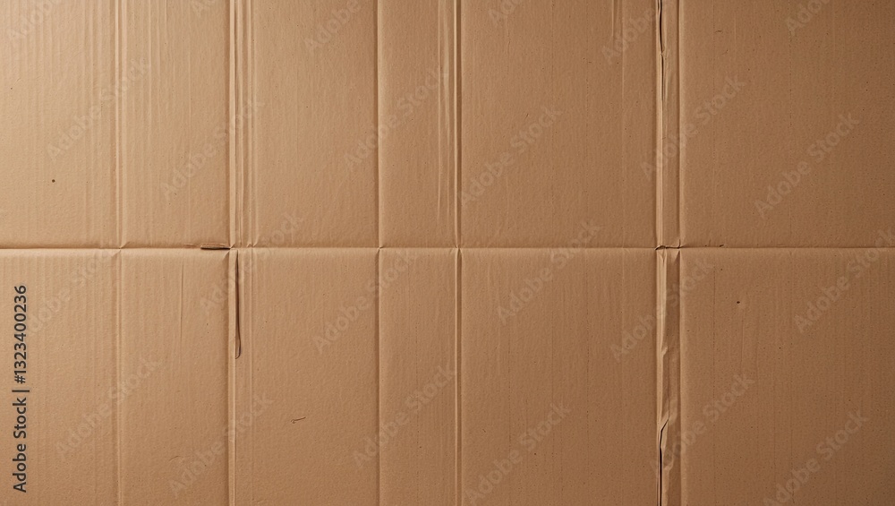Poster brown recycled cardboard texture background with grid-like pattern; ideal for text or design placeme